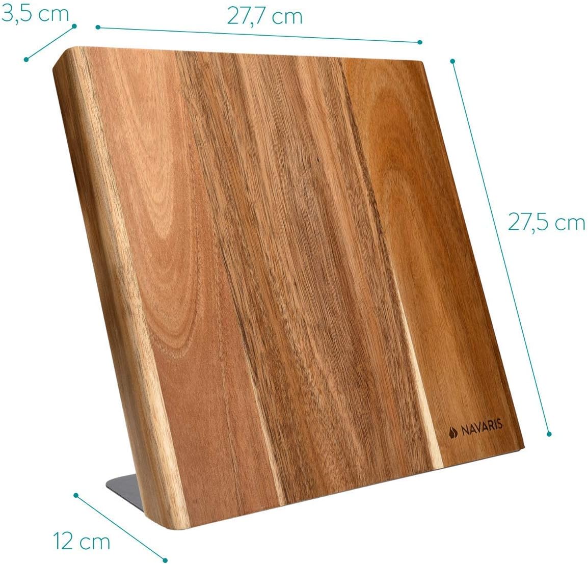 Magnetic Knife Block Made Of Acacia Wood