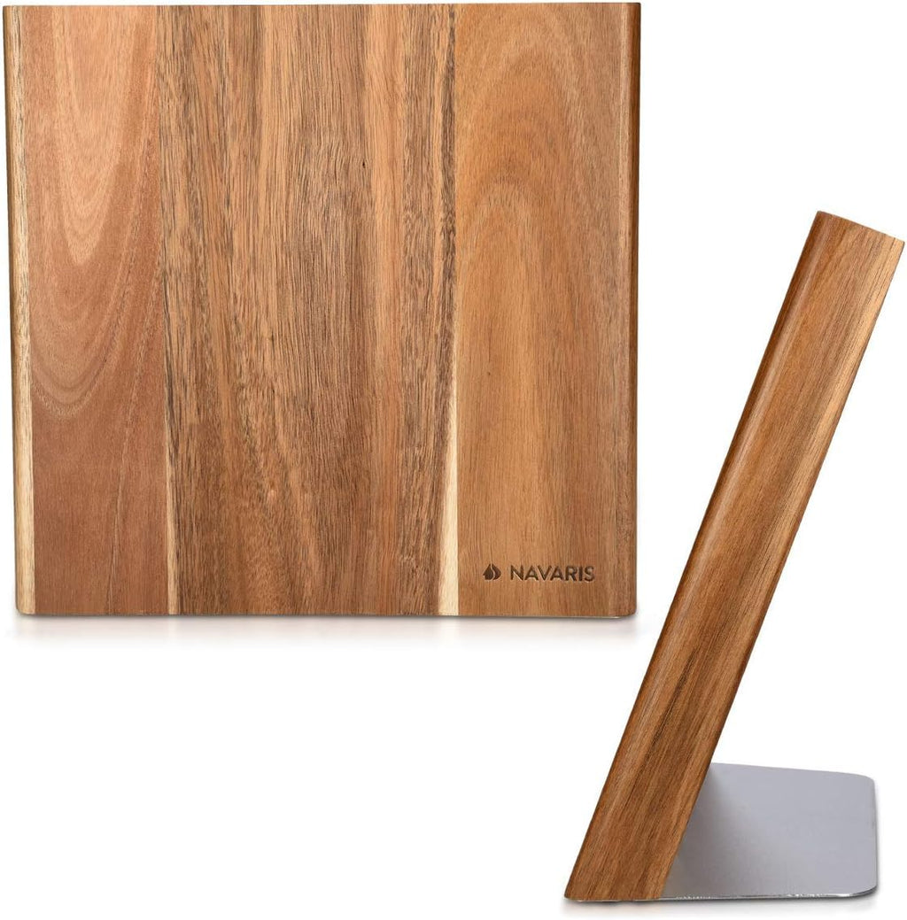 Magnetic Knife Block Made Of Acacia Wood
