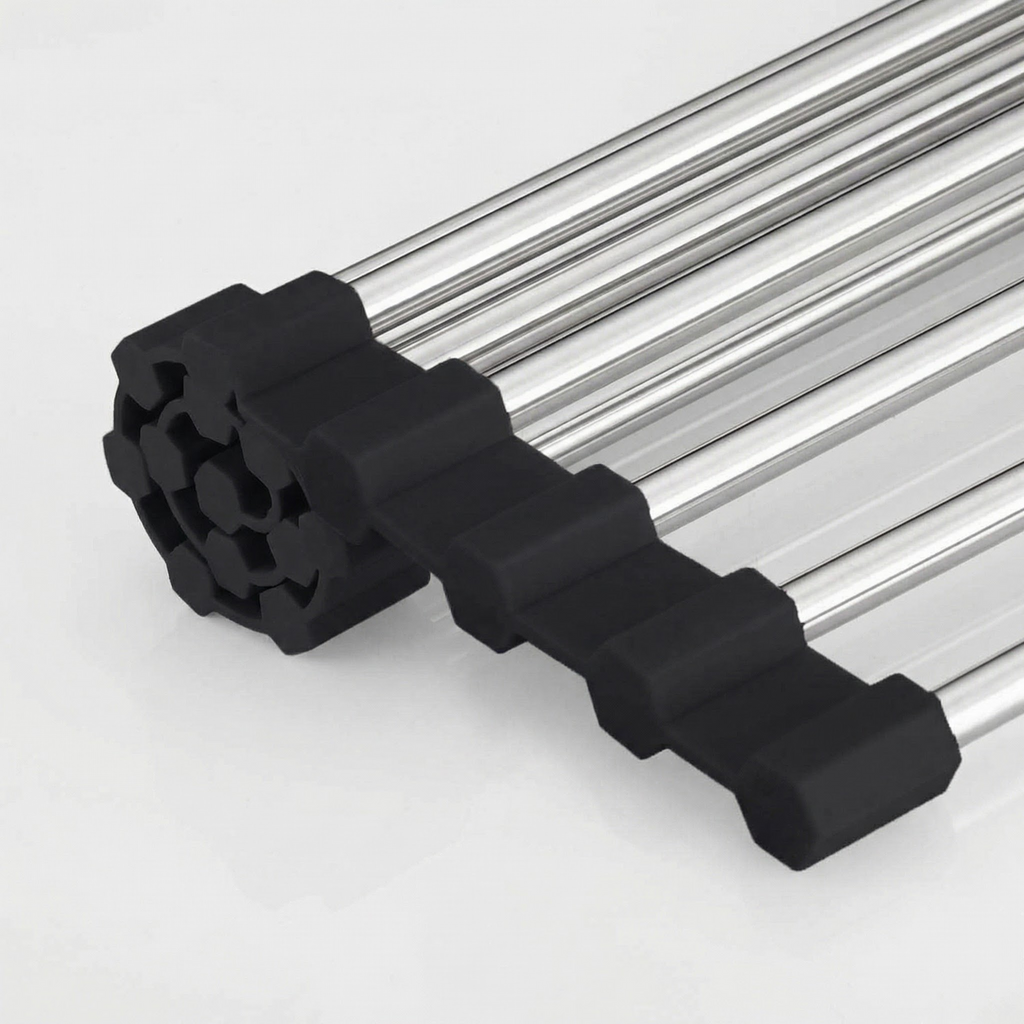 Over-the-Sink Roll-Up Drying Rack