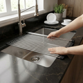Over-the-Sink Roll-Up Drying Rack