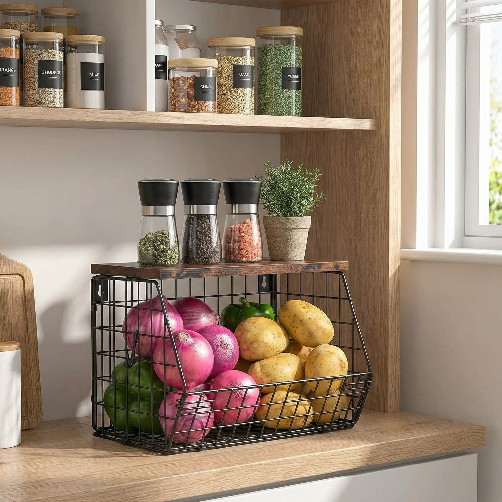 Premium Multi-Functional Kitchen Storage Rack