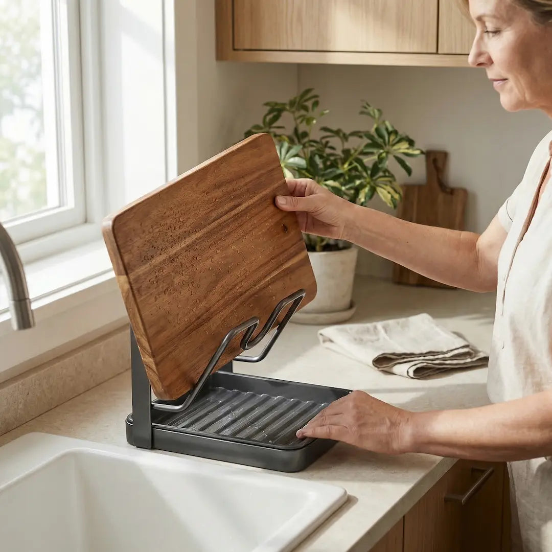 Northwood Culinary Stand: Heavy-Duty Lid & Cutting Board Organizer