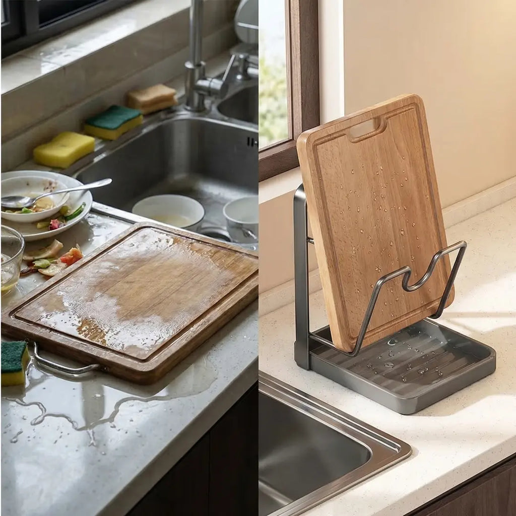 Northwood Culinary Stand: Heavy-Duty Lid & Cutting Board Organizer