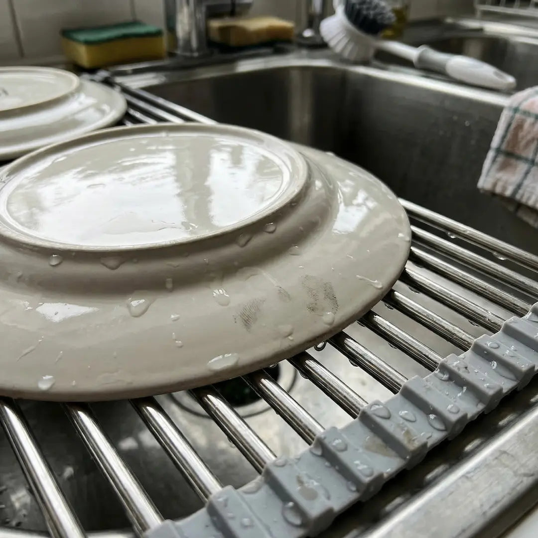 Over-the-Sink Roll-Up Drying Rack